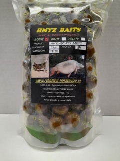 Boilie v dipu - Hmyz/Scopex/Squid - 1kg - 24mm
